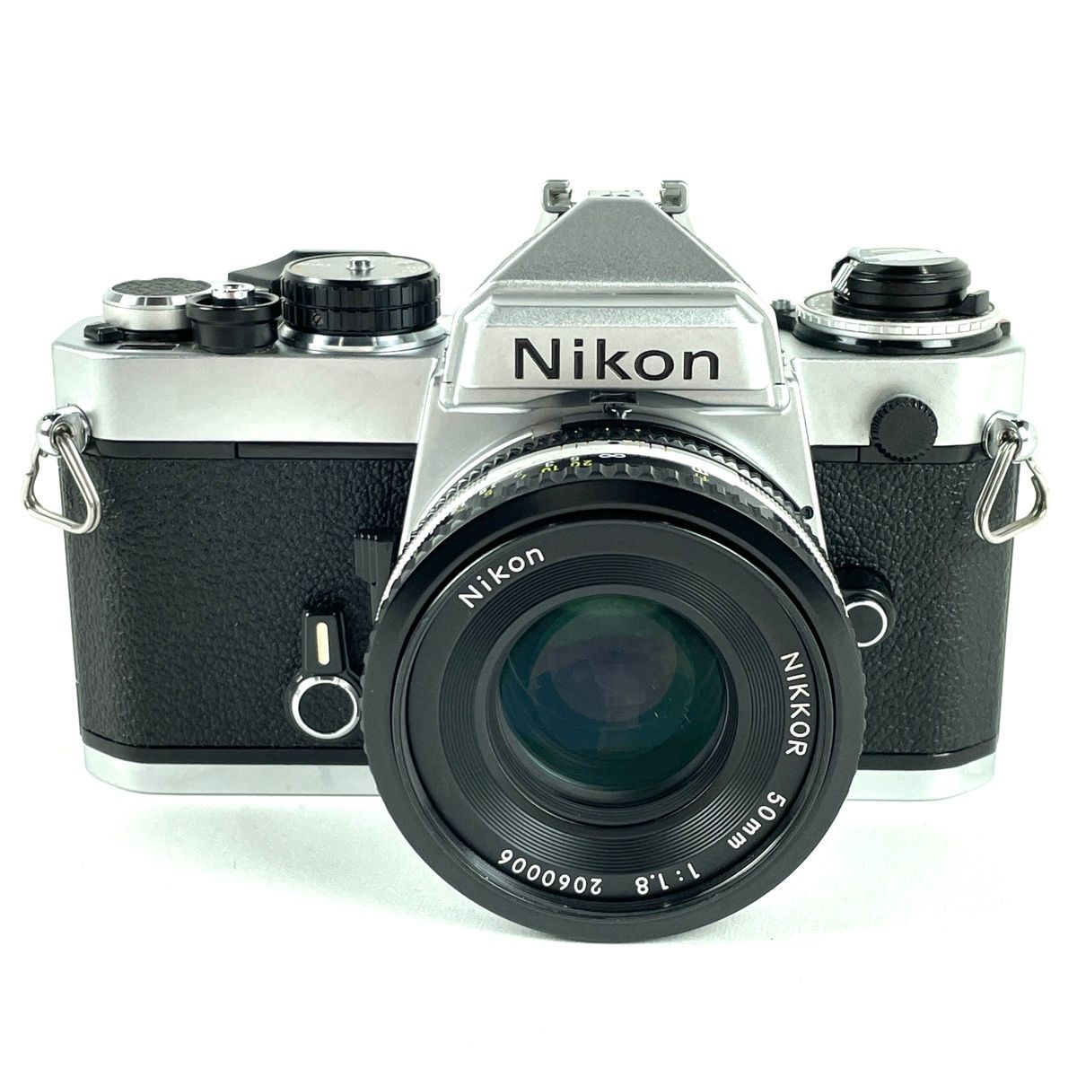 ニコン Nikon FE シルバー + Ai-S NIKKOR 50mm F1.8 パンケーキ