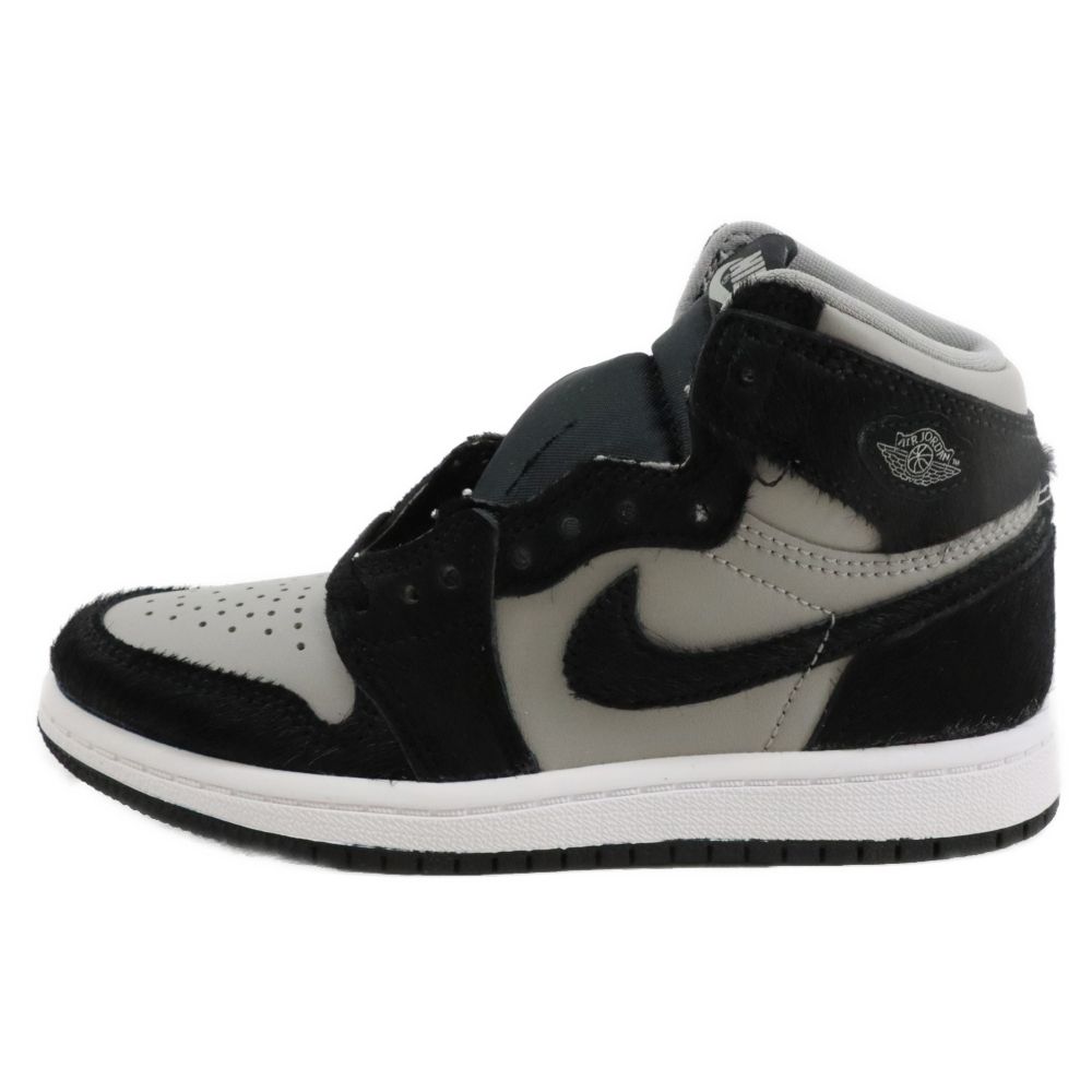 NIKE (ナイキ) Jordan 1 Retro High OG PS AJ1 Twist 2.0 TDエアジョーダン1 レトロ ハイ OG ミディアムグレー ハイカットスニーカー キッズ FB1312-101 11.5C/17.5cm