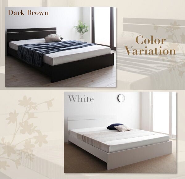 ずっと使えるロングライフデザインベッド ベッドフレームのみ