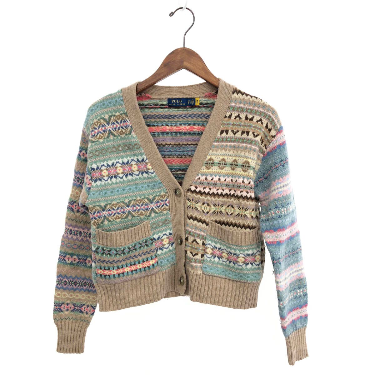 タグ付き✨️大きいサイズ✨️RALPH LAUREN ウール配合 カーディガン POLO RALPH LAUREN 特価 ポロ ラルフローレン ケーブルニット