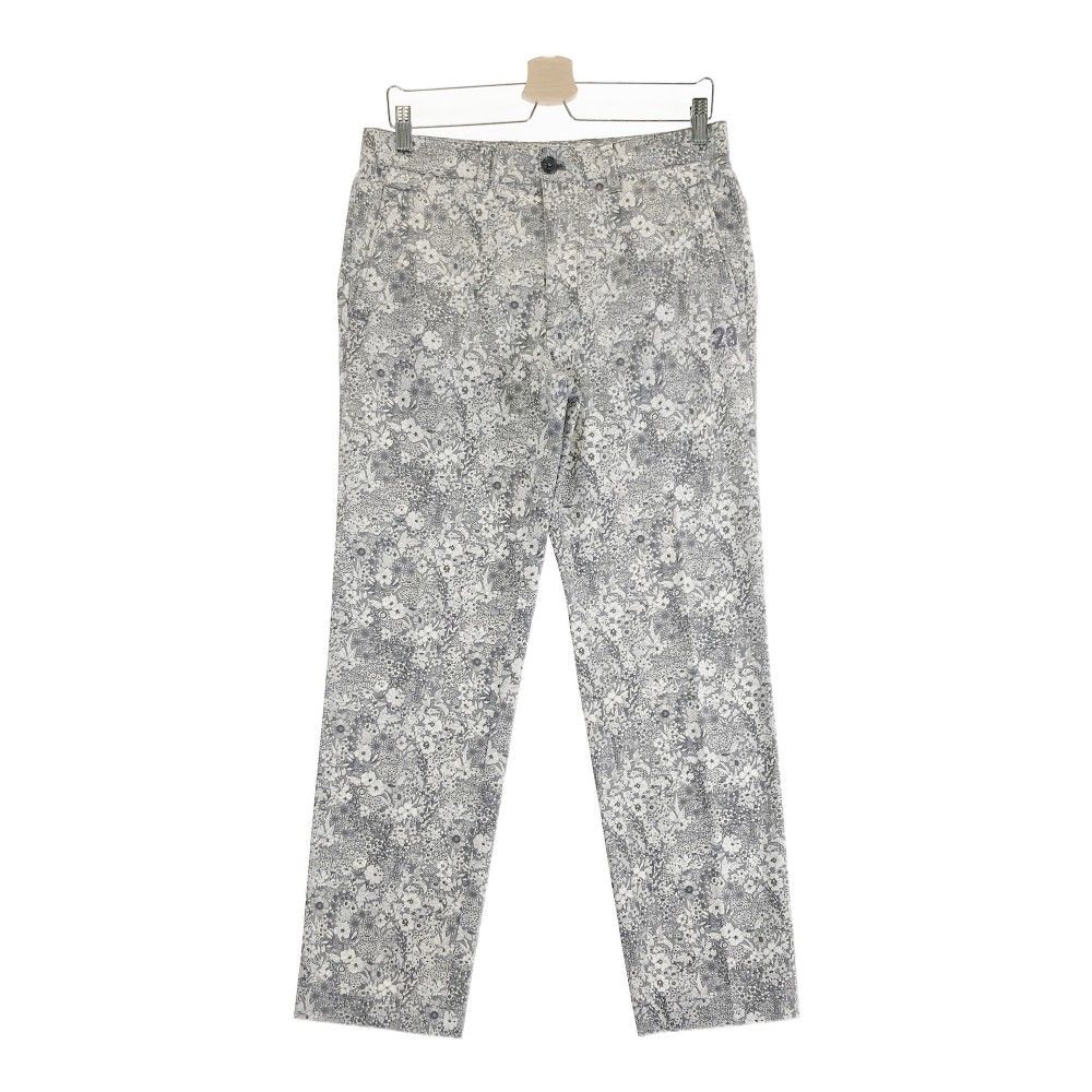 サイズ 82 23区GOLF ニジュウサンクゴルフ ストレッチパンツ 花柄 グレー系 240101430764 ゴルフウェア メンズ ストスト