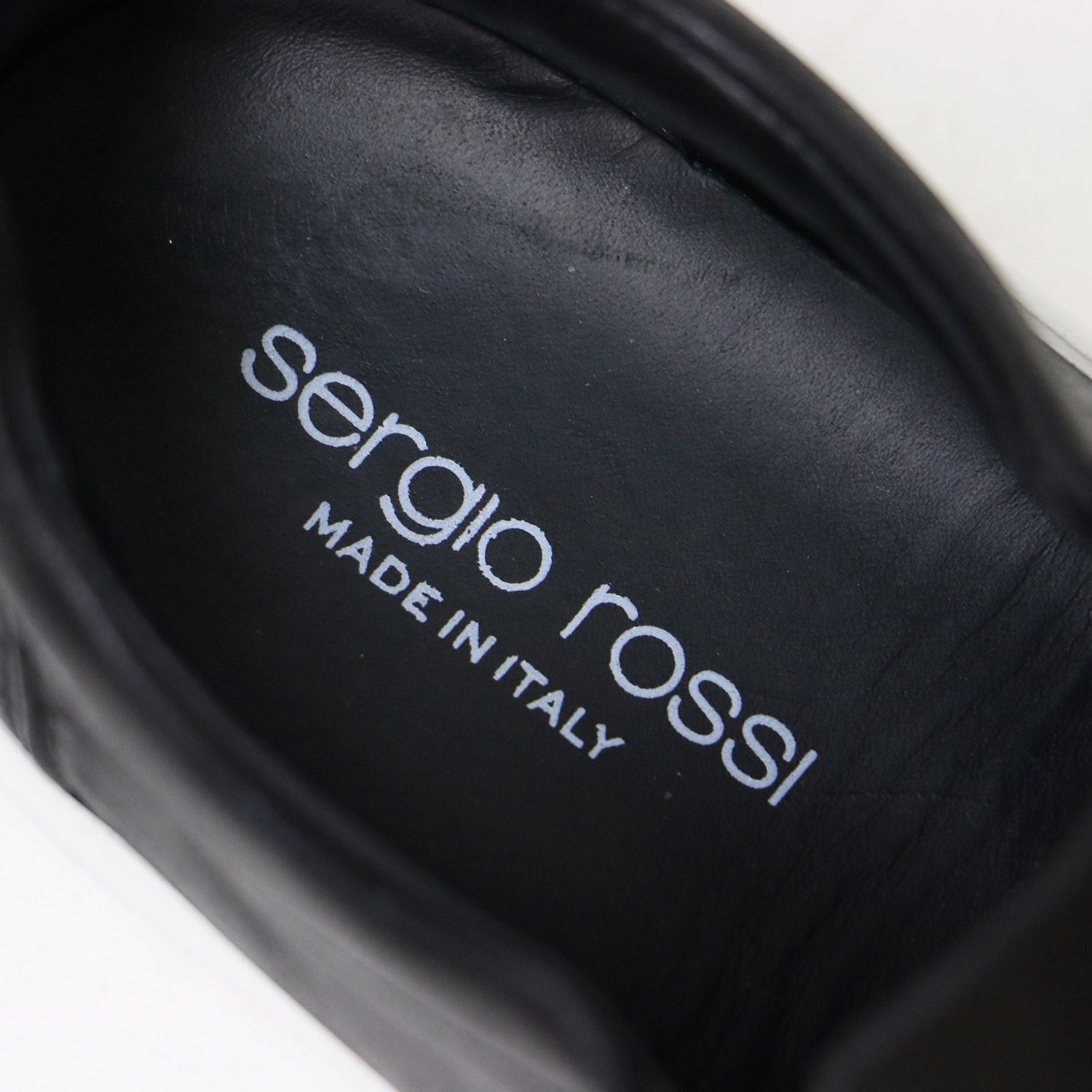 Sergio Rossi セルジオロッシ スニーカー ブラック 黒 サイズ:36