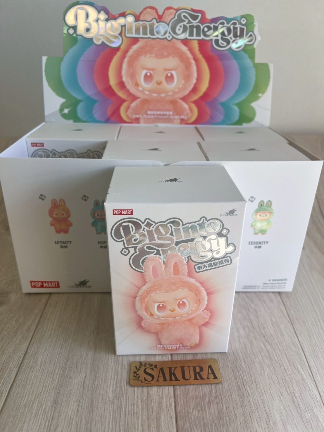 期間限定 正規品 未開封 ラブブ Labubu Big into Energy 1ピース