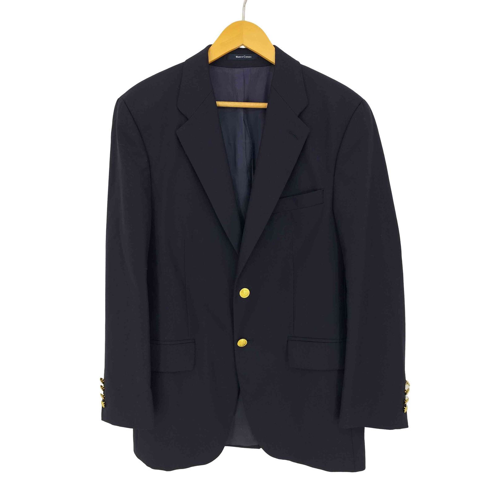Chaps Ralph Lauren テーラードジャケット 金ボタン 紺ブ チャップスラルフローレン CHAPS RALPH LAUREN 90S カナダ製 金