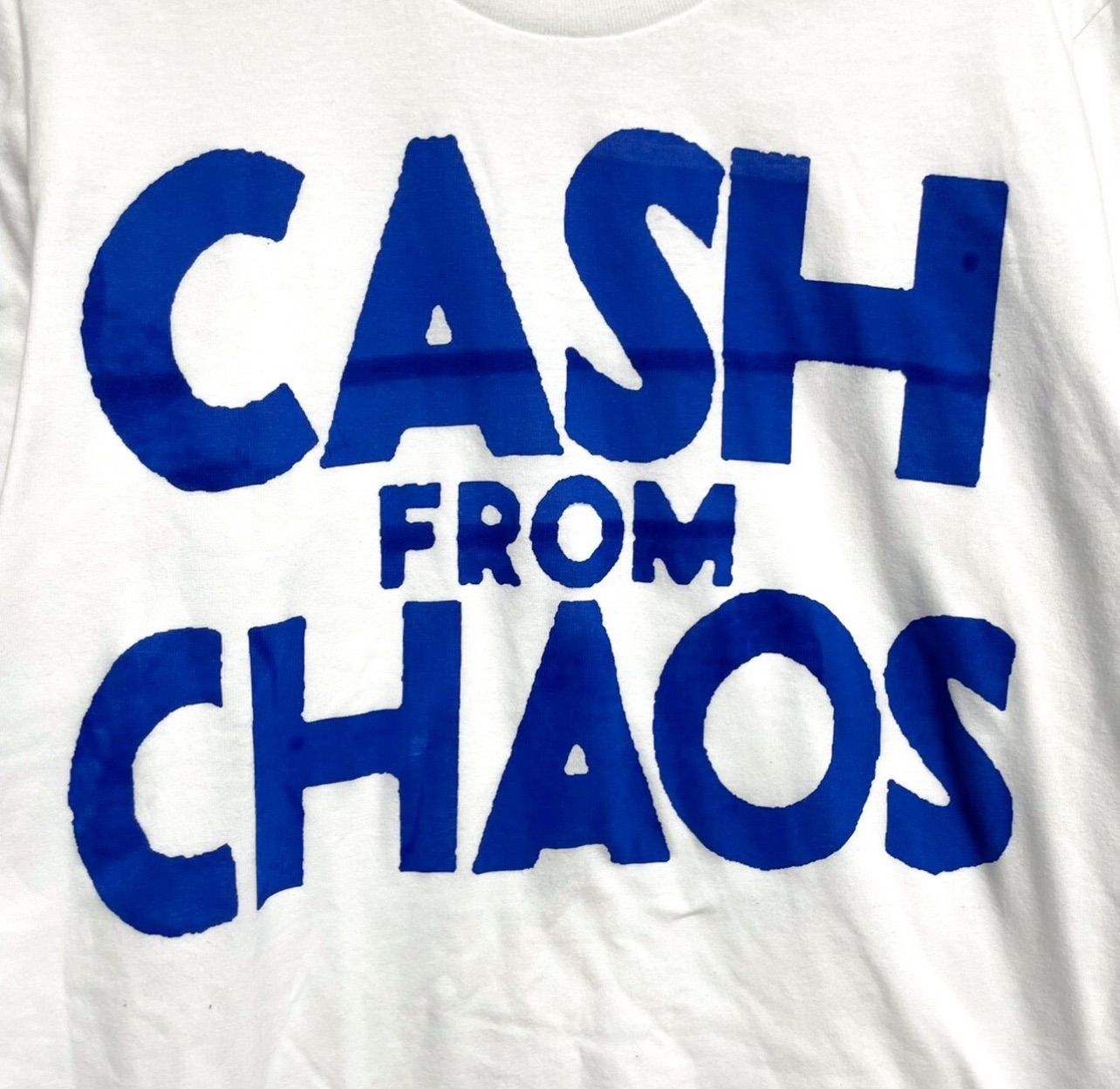 CASH FROM CHAOS Tシャツ ホワイト - メルカリ