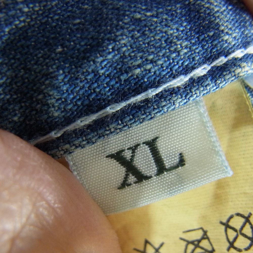 HUMAN MADE ヒューマンメイド HM25PT012 HEART BAGGY DENIM PANTS 