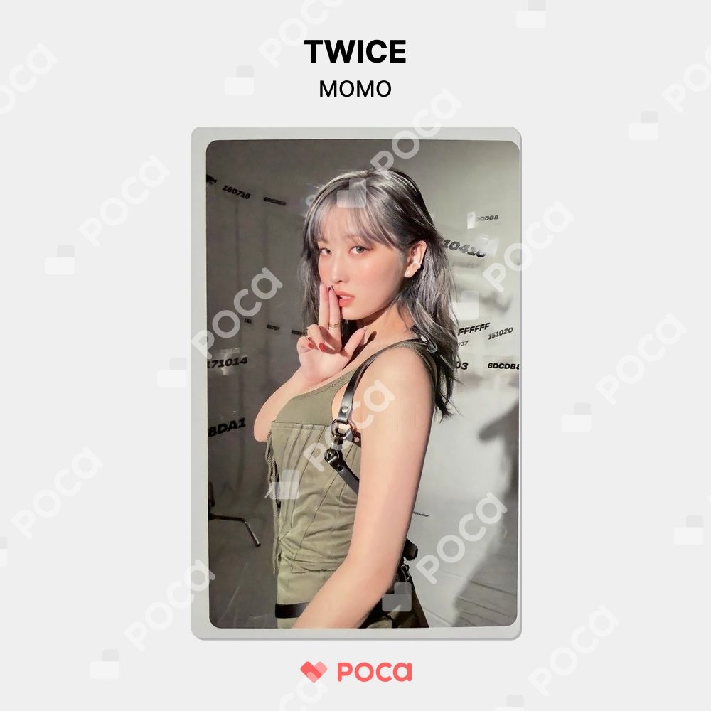 TWICE モモ トレカ BETWEEN 1&2 PHOTOCARD SET Cryptography Ver