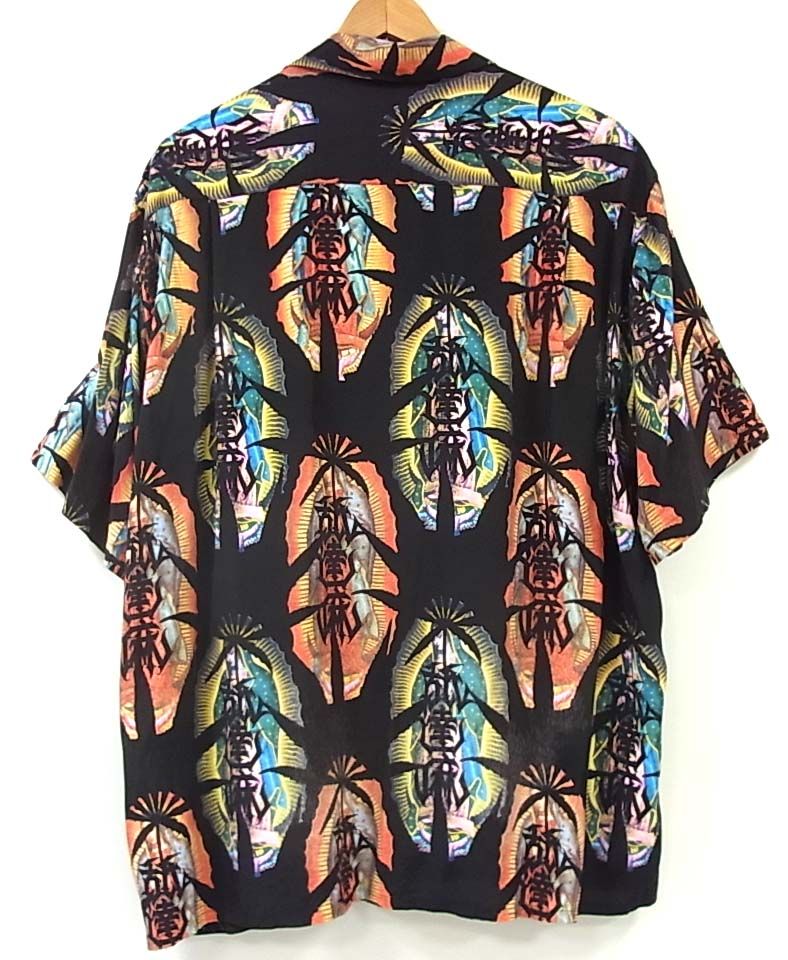 21SS 定価38 500円 WACKO MARIA×BUDSPOOL 舐達麻 ハワイアンシャツ 半袖 アロハシャツ XLサイズ ワコマリア バッズプール メンズ