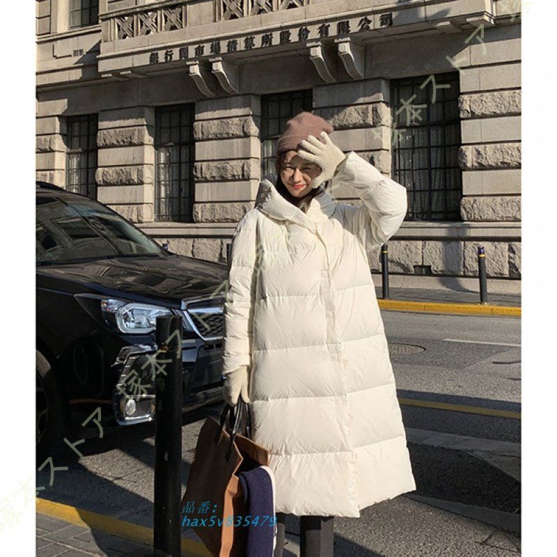 ダウンジャケット レディース 厚手 中綿ジャケット 無地 ロング丈 合わせやすい 大きいサイズ 保温 ダウンキレイめ ミドル丈 防風 hax5v835479 GULLKHAN_COM