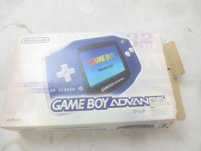 箱付き】ゲームボーイアドバンス バイオレット 紫 AGB-001