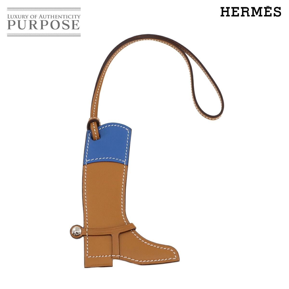 渋谷並木橋店】HERMES エルメス バッグチャーム パドックボット