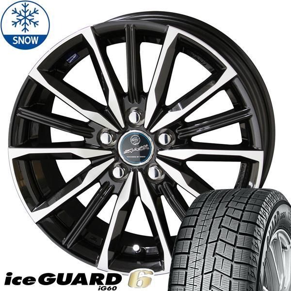 215/60R16 スタッドレスタイヤホイールセット CX3 etc (YOKOHAMA iceGUARD6 & SMACK VALKYRIE 5穴  114.3)