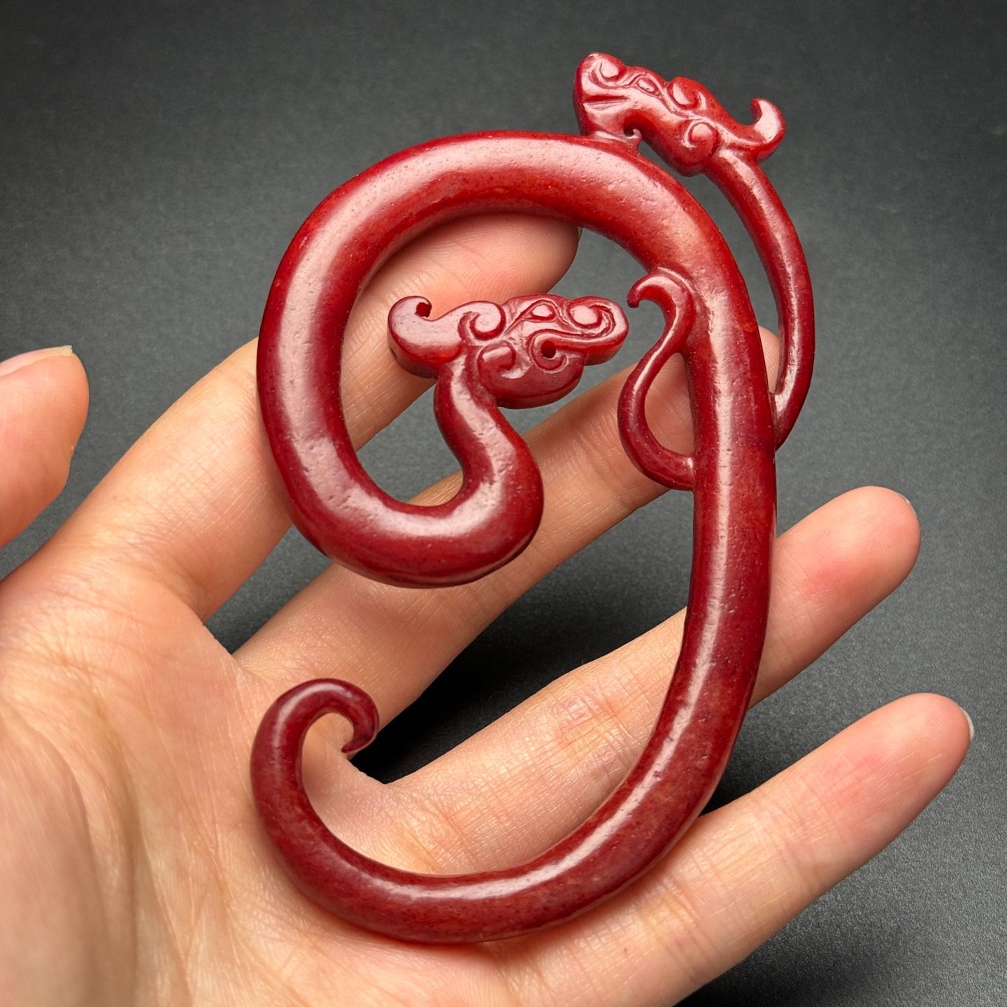 旧家蔵出し 和田玉細密彫 高古件 透空彫 力二 八方來財 招財 置物 賞物