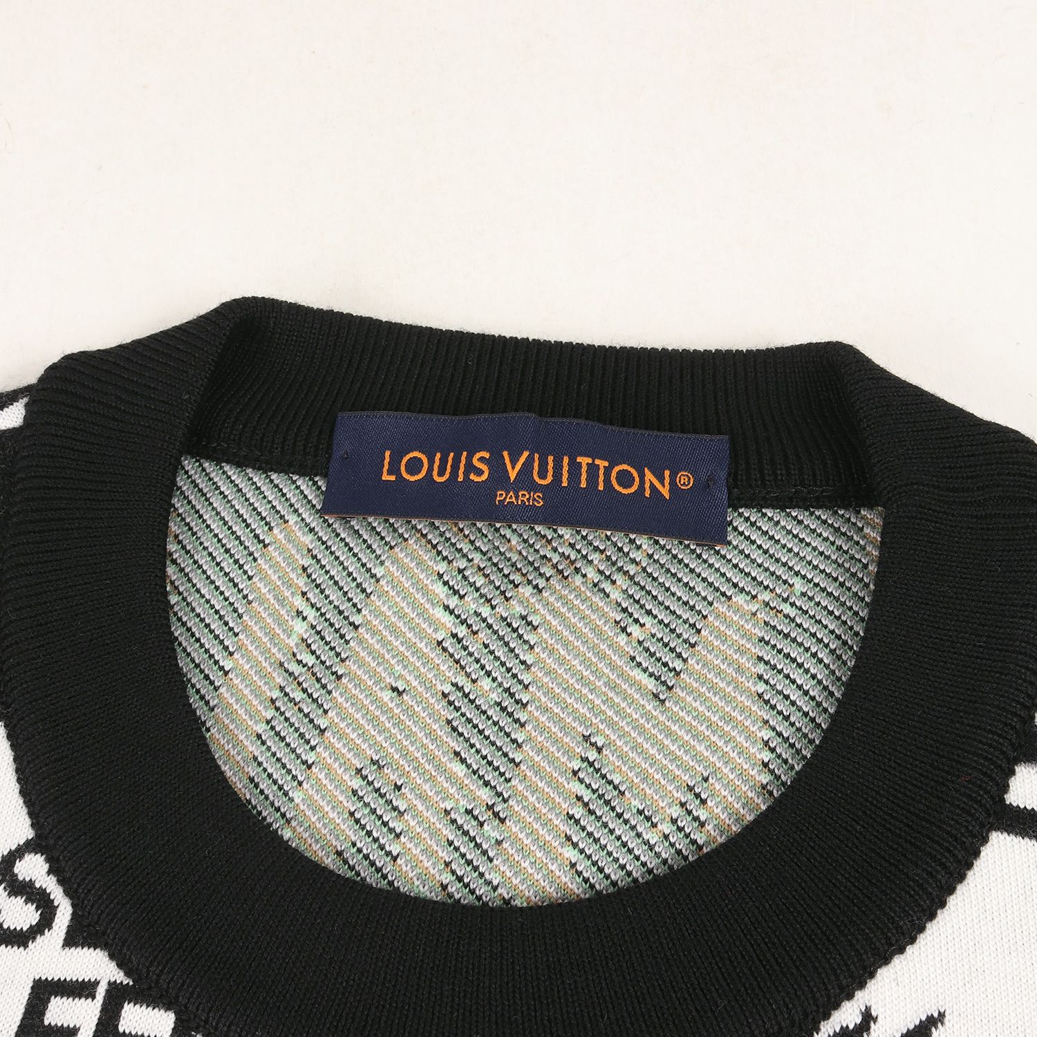 新品同様 LOUIS VUITTON ルイヴィトン ニット サイズ:L 24SS LV ファン 