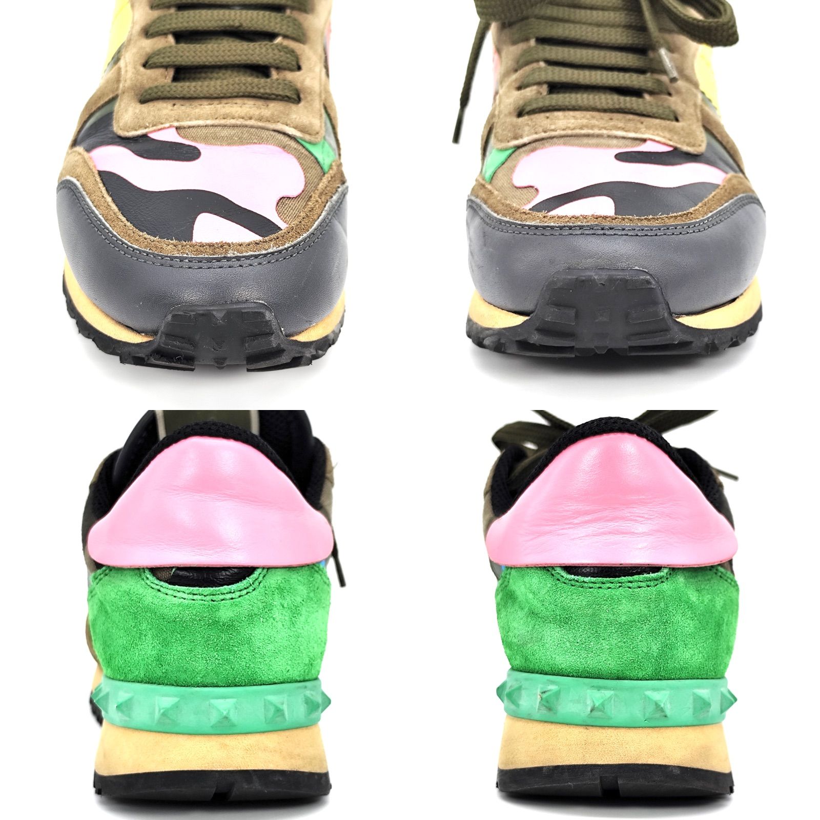 VALENTINO ローカット スタッズ シューズ レザー スニーカー