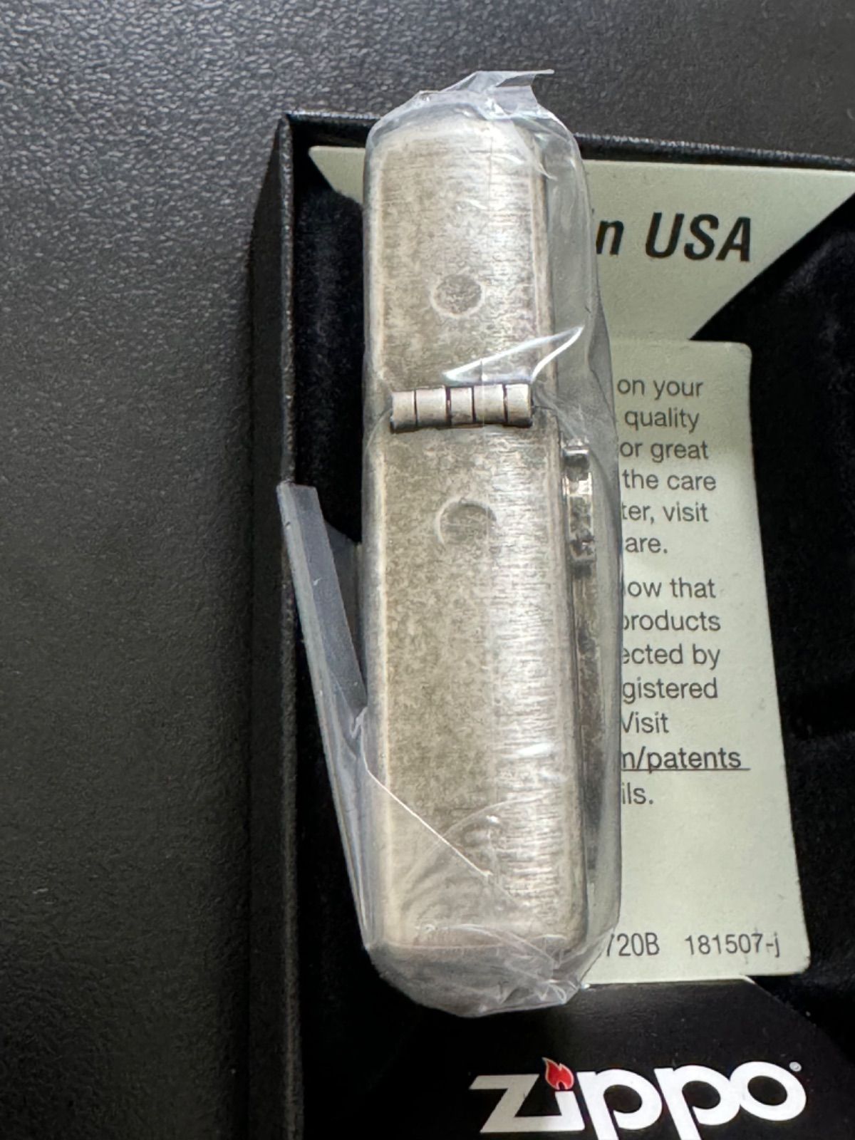 zippo アメリカンスピリット 2連続加工 立体メタル 2018年製 ② zippo アメリカンスピリット 2連続 立体メタル 限定品 特殊加工