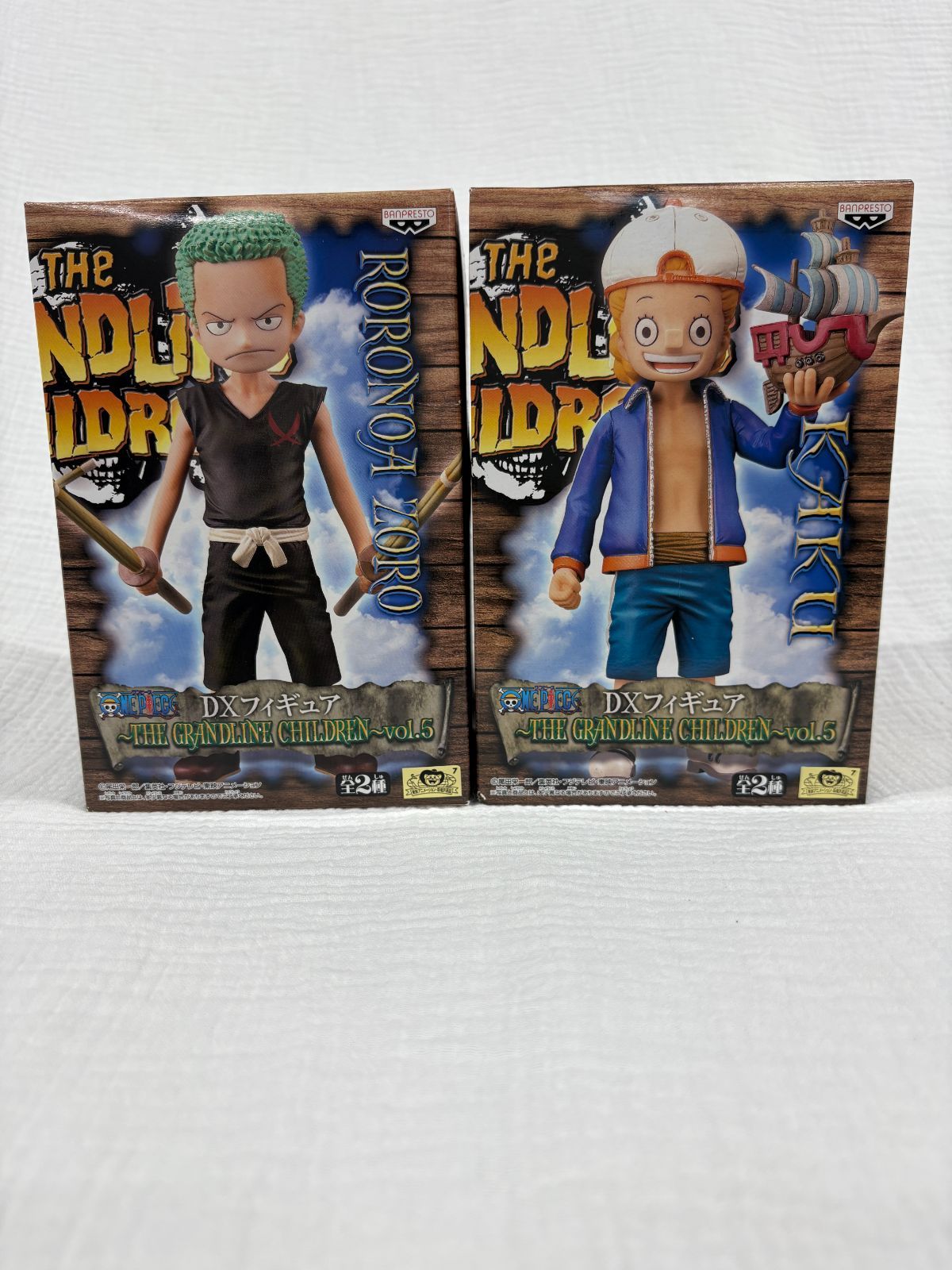 未開封・2体セットコンプリート】ワンピース DXフィギュア THE