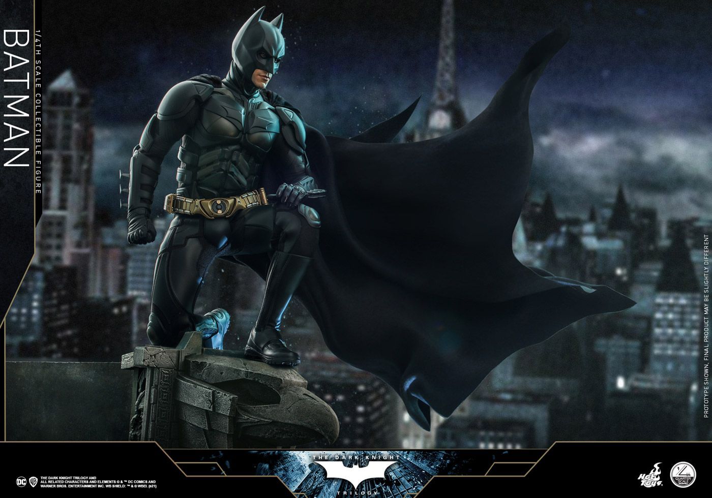ホットトイズ　バットマン　クオーター・スケール フィギュア　batman ホットトイズ 【クオーター・スケール】 『ダークナイト