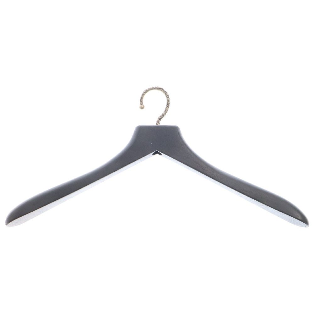 【美品】CHROME HEARTS スクロールフック　エボニーハンガー CHROME HEARTS (クロムハーツ) EBONY CLOTH HANGER スクロールシルバー