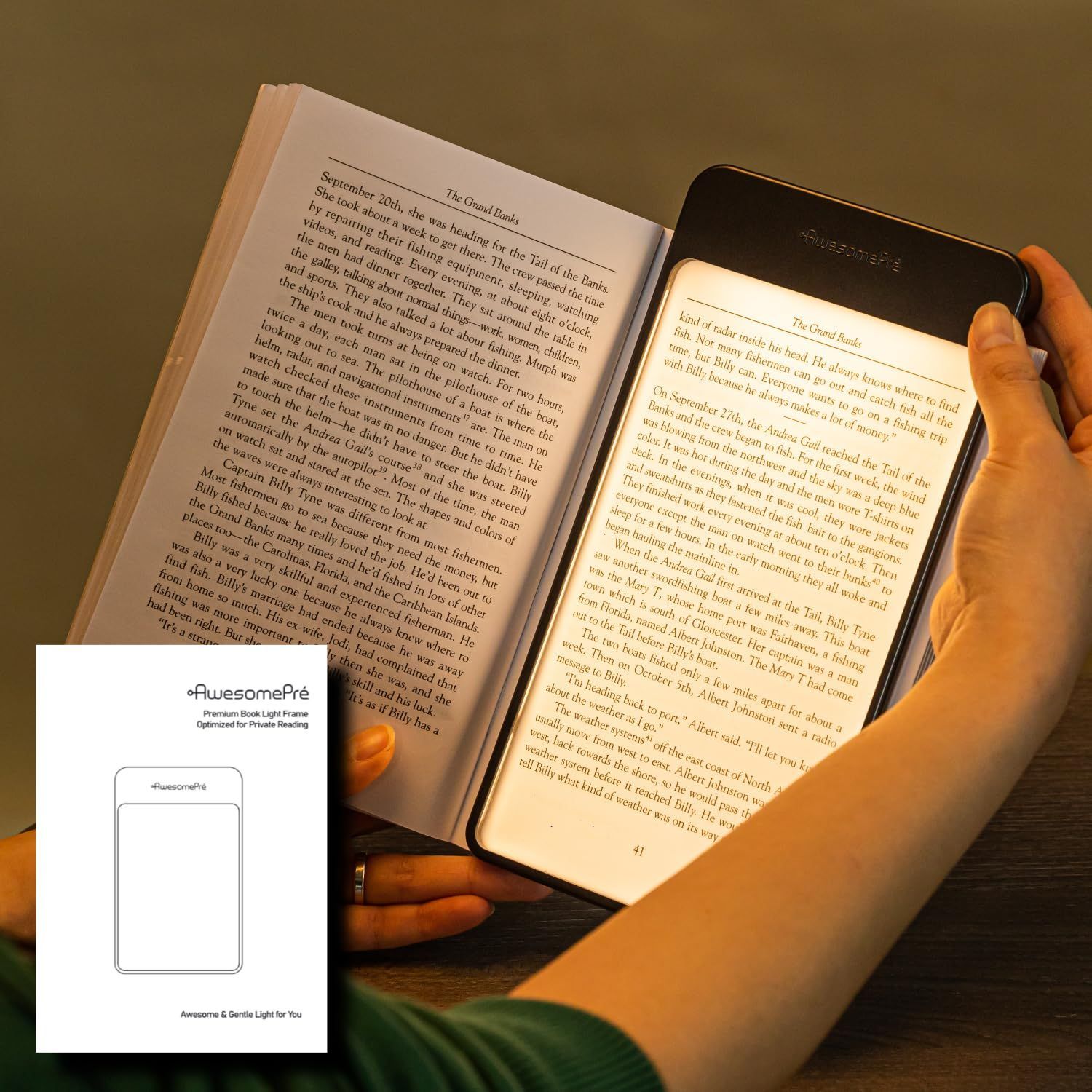 book 携帯に便利 light コードレス ウォーム クールトーン選択 warm USB充電式 LED読書ライト ブックライト LED PLUS AwesomePre