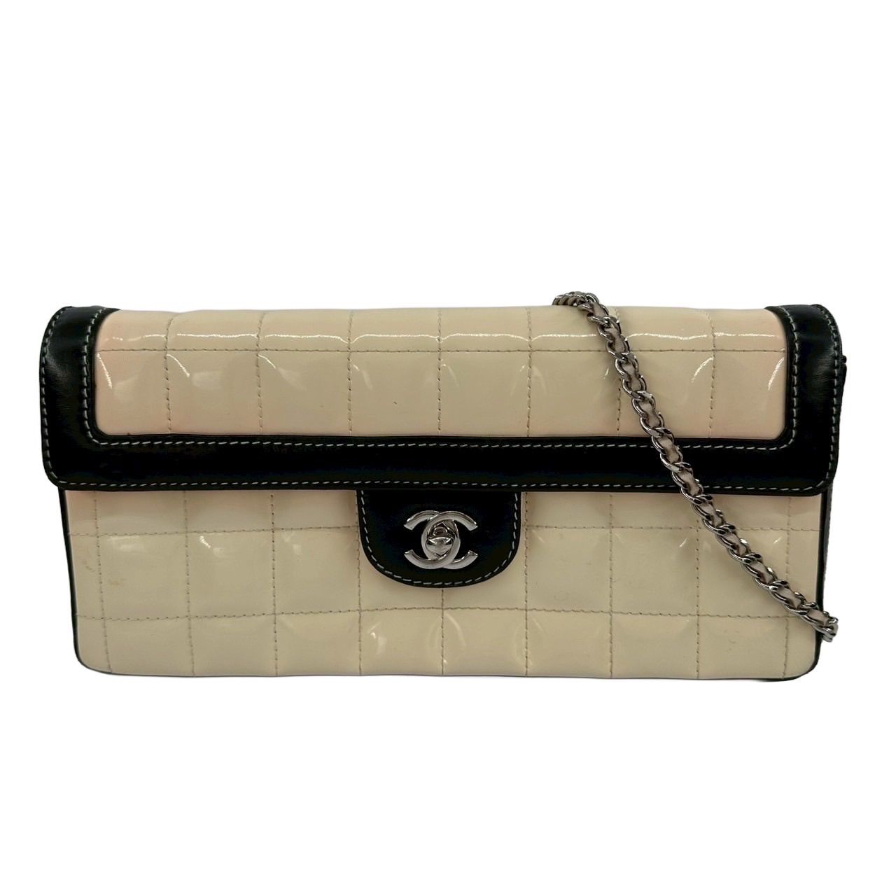 希少】CHANEL チョコバー ターンロック チェーンショルダー