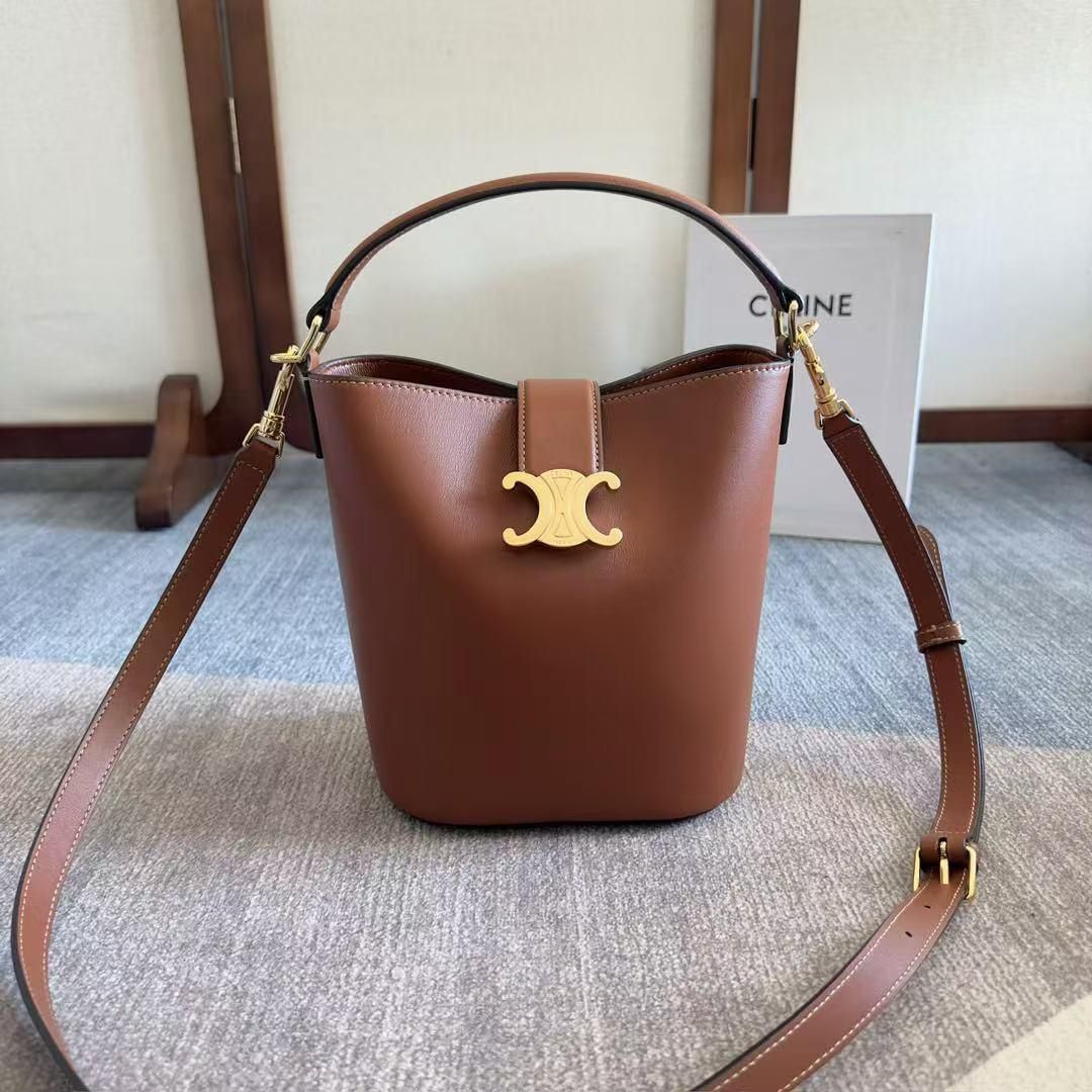 CELINE セリーヌ ショルダーバッグ スモール バケット-WT0輸入