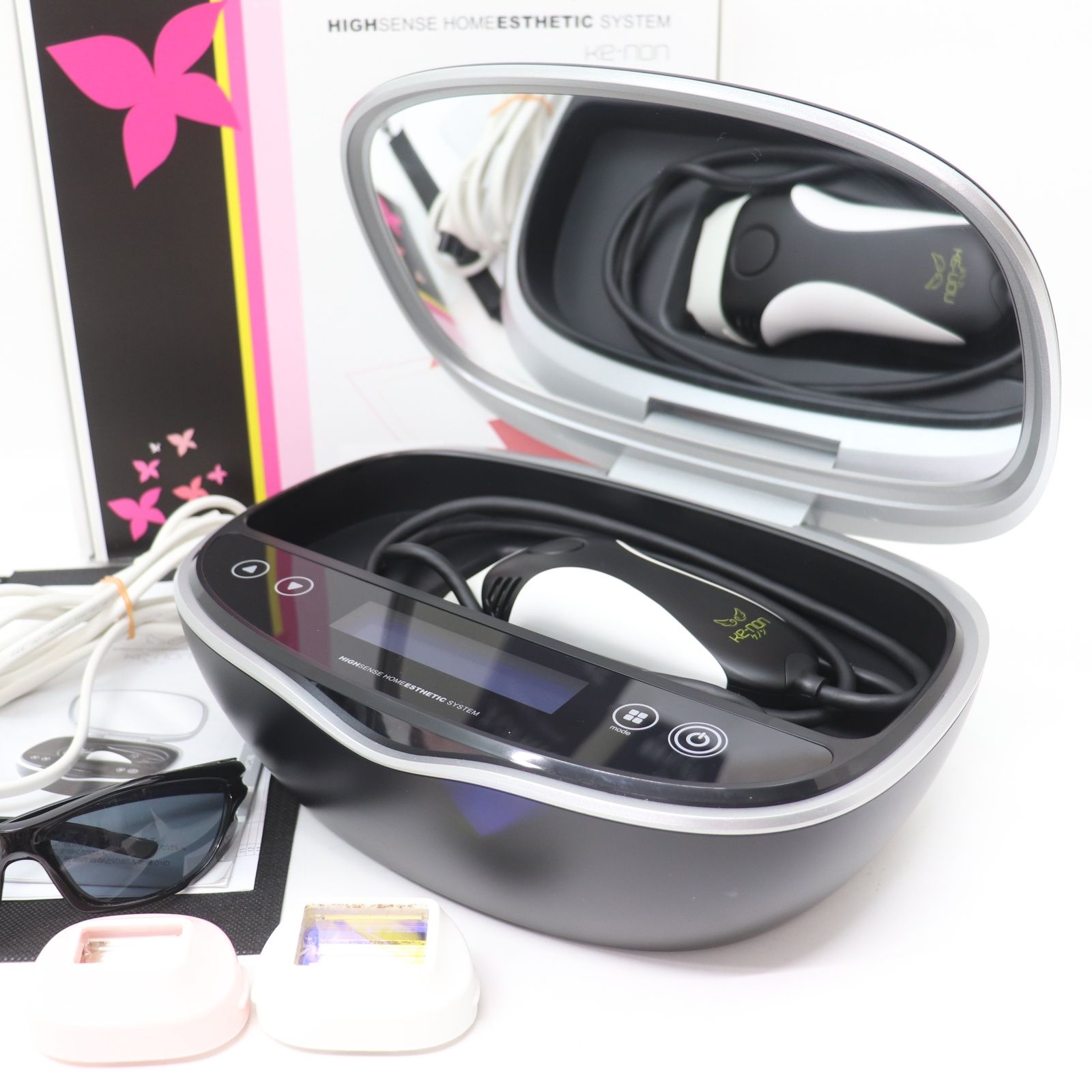 ケノン 脱毛器 ke-non ver.8 残98.5%以上脱毛器 ケノン Ke-non Ver8.4 マットブラック