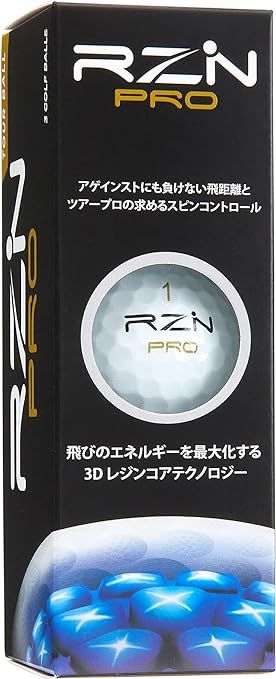 ホワイト RZN Golf ゴルフボール 4ピース PRO-BOX 1ダース (12個入り