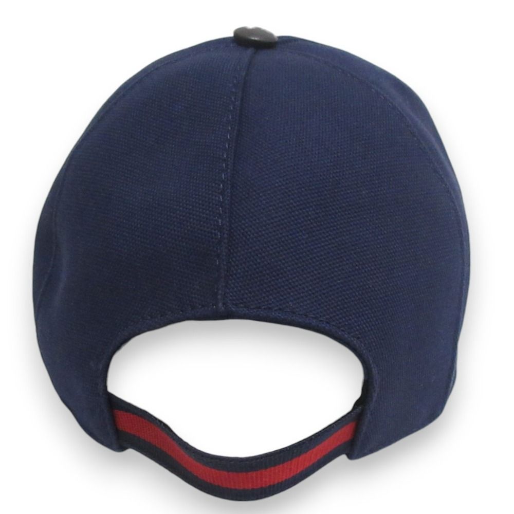 美品 GUCCI グッチ GGロゴ刺繍 ベースボールキャップ 帽子 M 58cm  