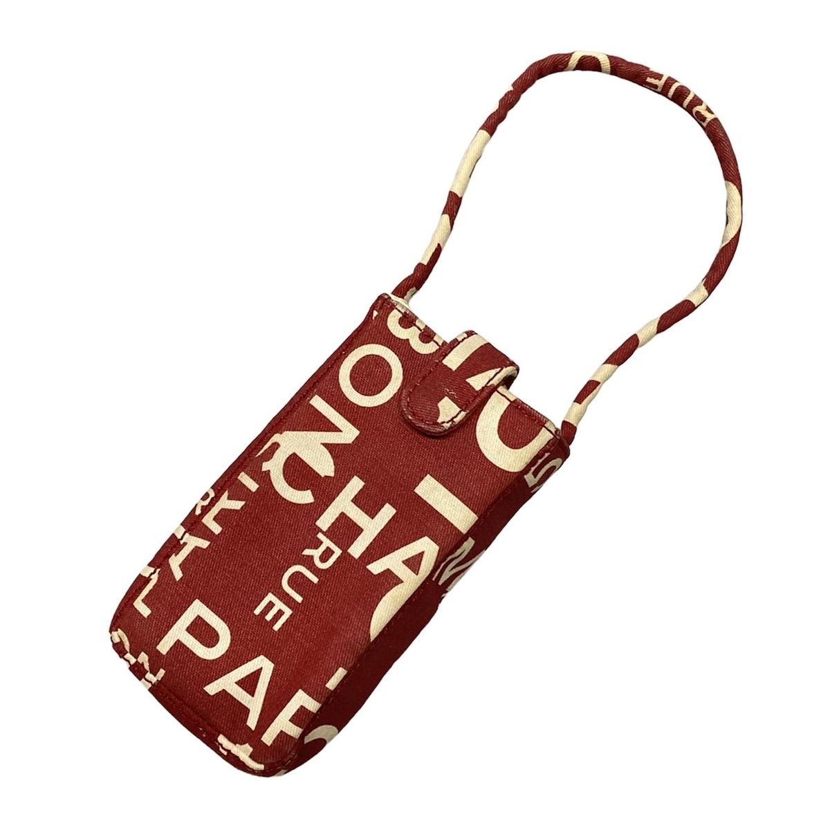 CHANEL(シャネル) 携帯ストラップ バイシーライン レッド