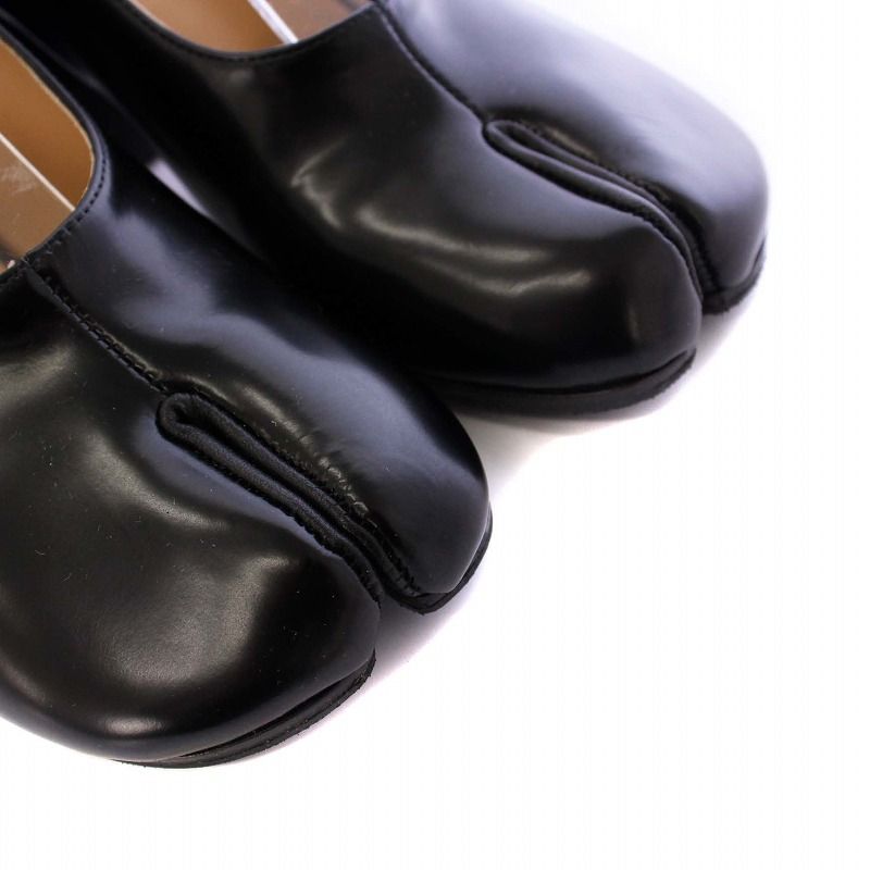 メゾン　マルジェラ TABI 足袋　21SS レザー ストラップパンプス 41 メゾンマルジェラ 22 Maison Margiela 22 TABI PUMPS 足袋