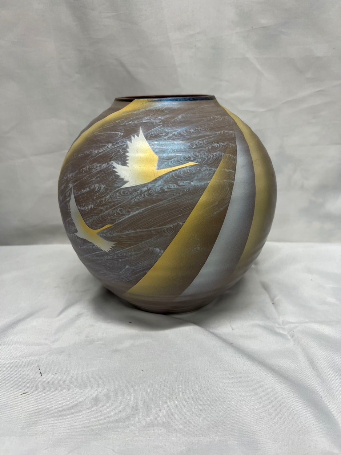 創作鉄花器 NO122 変形花器 ユニーク花器 華道 オブジェ 創作鉄花器