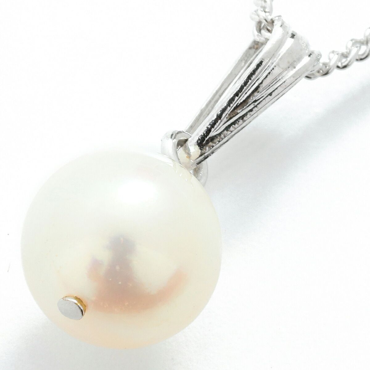 パール ネックレス イヤリング セット アコヤ真珠 Sv 中古 プレラブド  