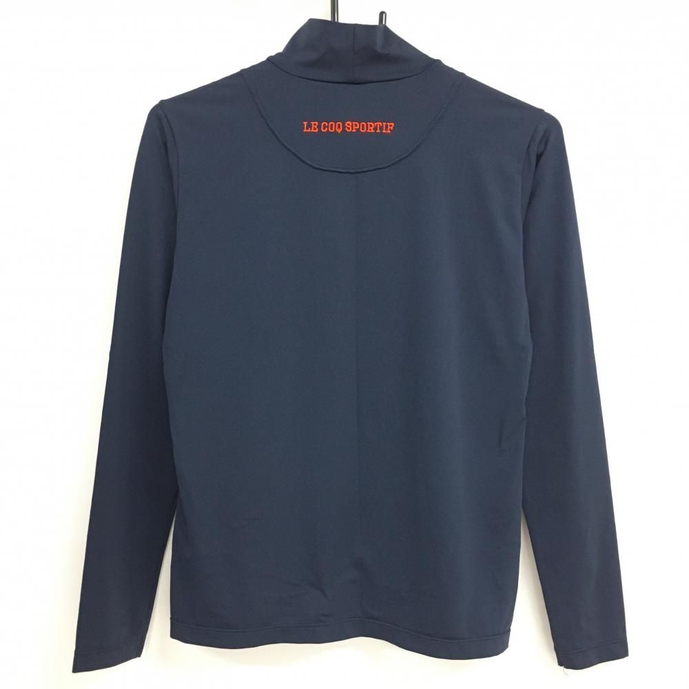処分セール！14,300円　ルコックゴルフ　長袖　ハイネックシャツ　Mサイズ　青 処分セール！14,300円ルコックゴルフ長袖ハイネックシャツMサイズ青
