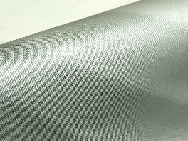 一重太鼓袋帯　斉藤三才 斉藤三才》未使用品 鬼しぼ縮緬 暈し染め 未使用 西陣織 袋帯