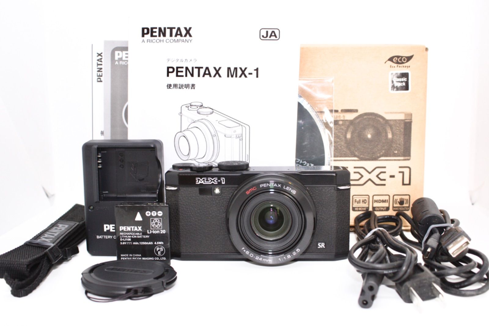 上品 ペンタックス PENTAX MX-1 クラシックブラック LL1509