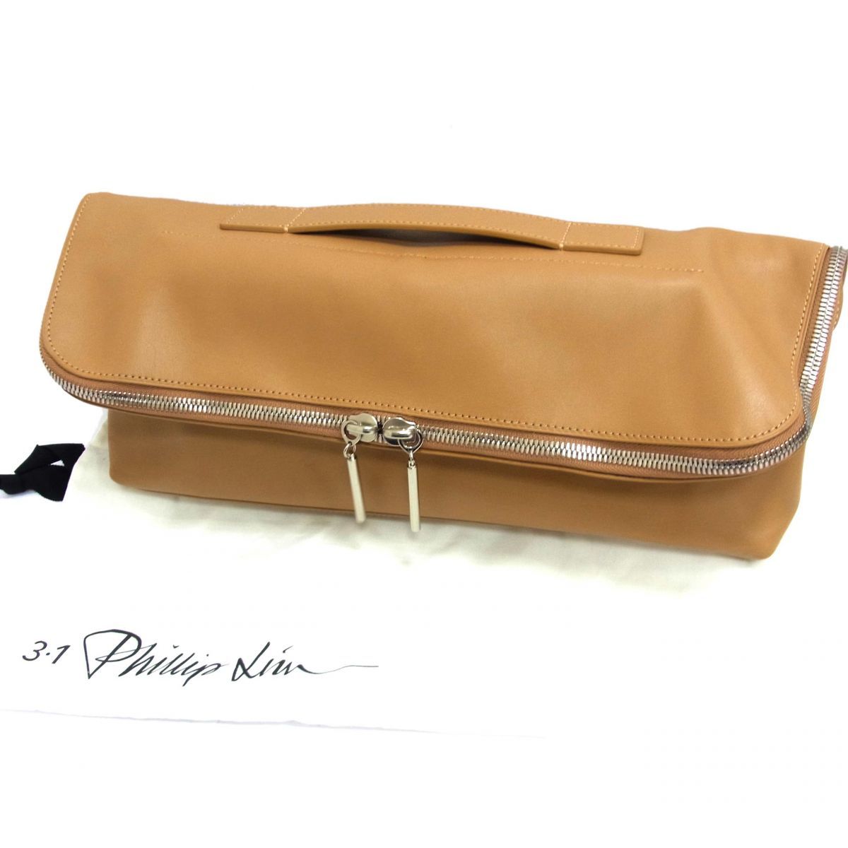 【未使用品】3.1 Phillip Lim レザークラッチ 定価96,800円 美品 定価7万円◇3.1 Phillip Lim クラッチバッグ レザーバッグ