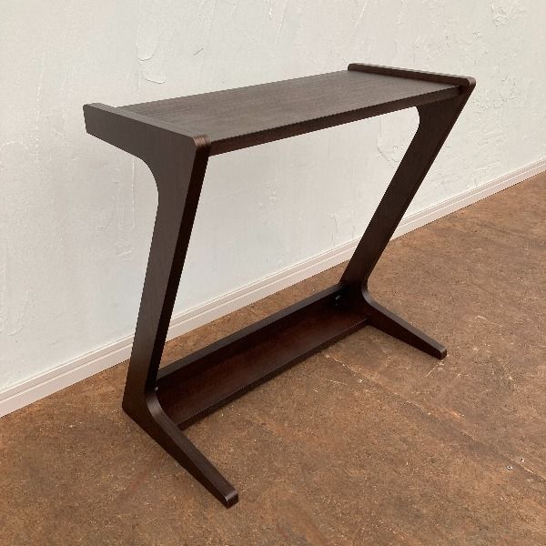 Zeta ソファサイドテーブルダークブラウン