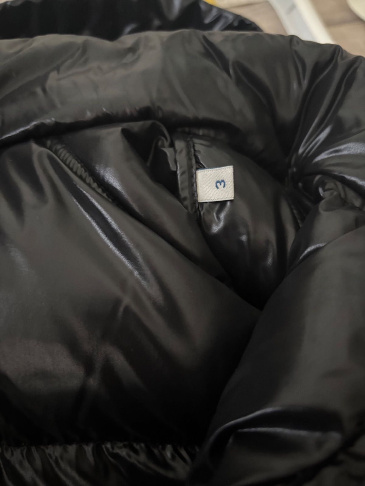 モンクレール ダウンベスト☆LACET☆ラセット☆ブラック☆サイズ3