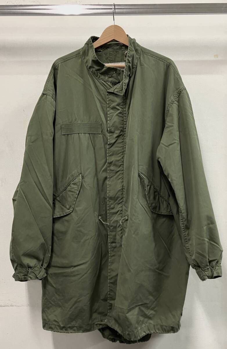 US ARMY アメリカ陸軍 モッズコート M-51 サイズL 8415-00-782-3219 グリーン DSA100-75-C-0869 70s フード ライナー