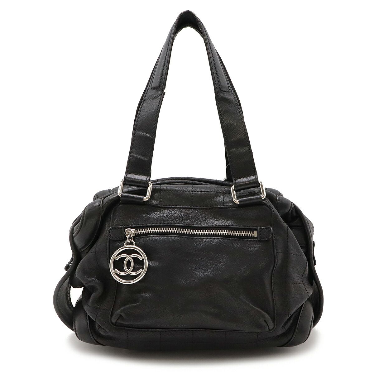 CHANEL シャネル チョコバー ハンドバッグ ミニボストンバッグ