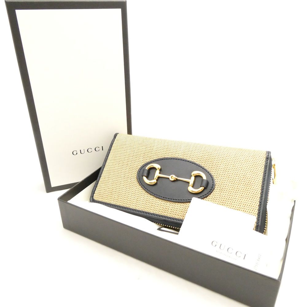 GUCCI グッチ ホースビット 621889 ラウンドファスナー長財布 ウォレット メンズ AY6847W3