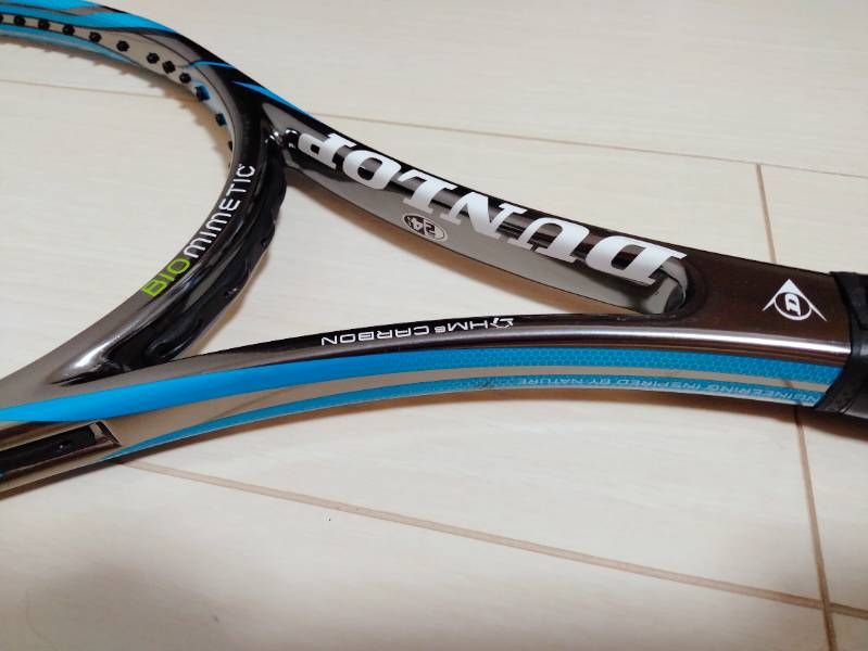 希少品 ダンロップ バイオミメティックス 200 PLUS 硬式 ラケット 青