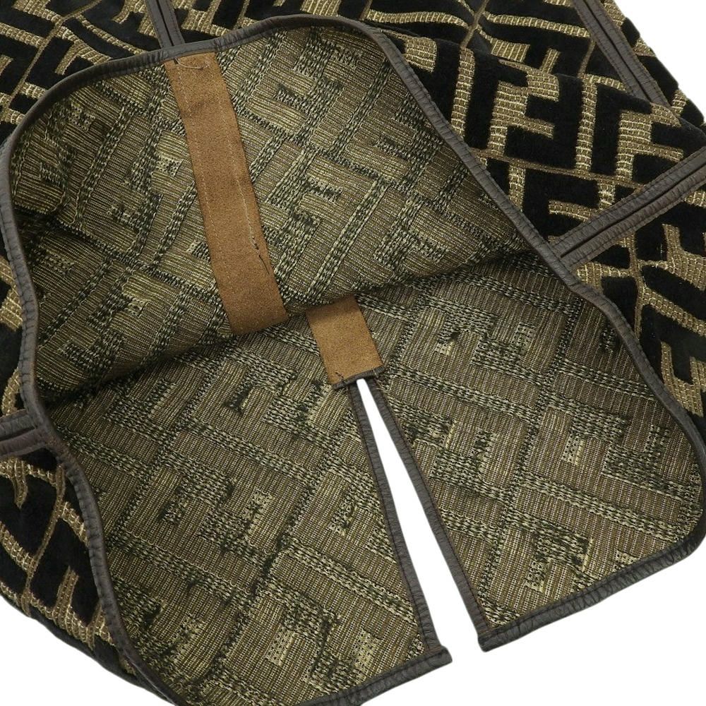 FENDI フェンディ タイトスカート ズッカロゴ 44 XL ベロア