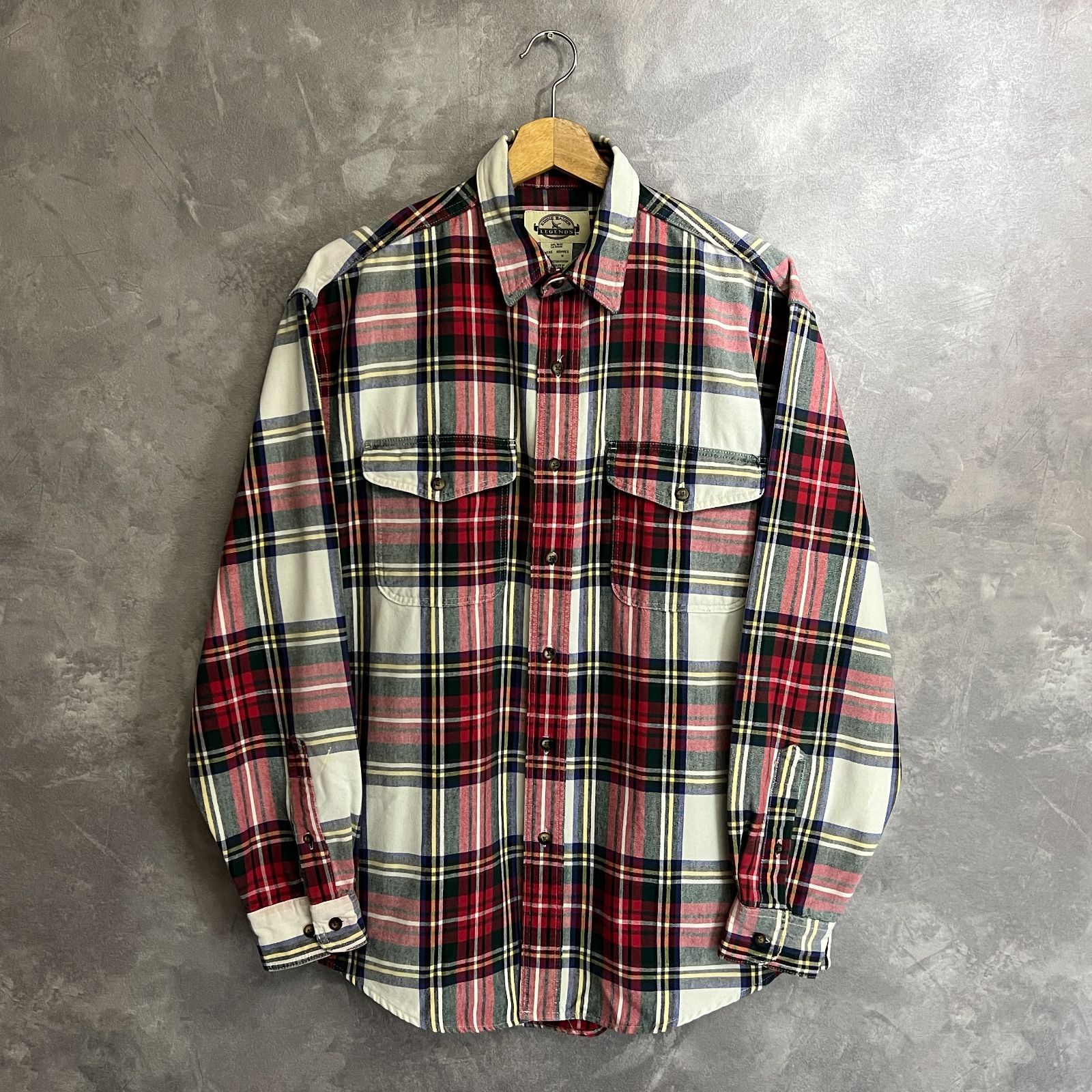 Eddie Bauer LEGENDS 長袖チェックシャツ サイズM - メルカリ