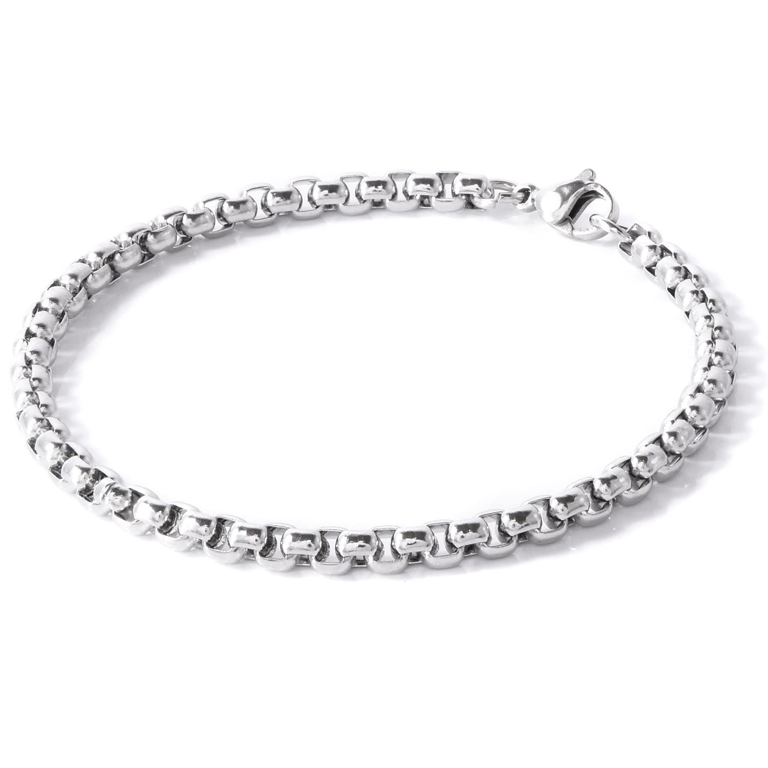 ヴィンテージ　ベネチアンチェーン　シルバーブレスレット　メンズアクセサリー シルバー925 チェーンブレスレット ベネチアンチェーン 925