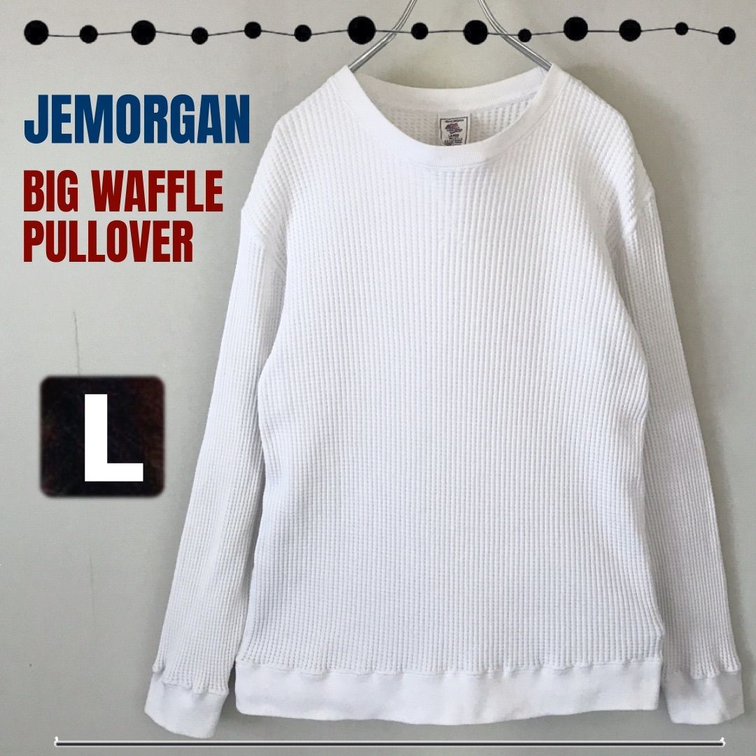 JEMORGAN/ジェーイーモーガンビッグワッフル/サーマルロンT厚手素材USAメンズL(42-44)  #2411N068