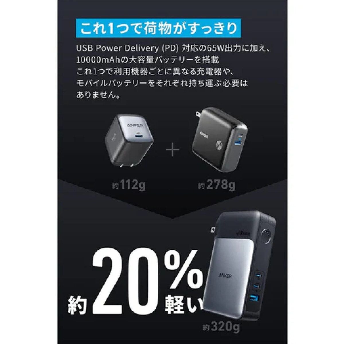 モバイルバッテリー|急速充電器