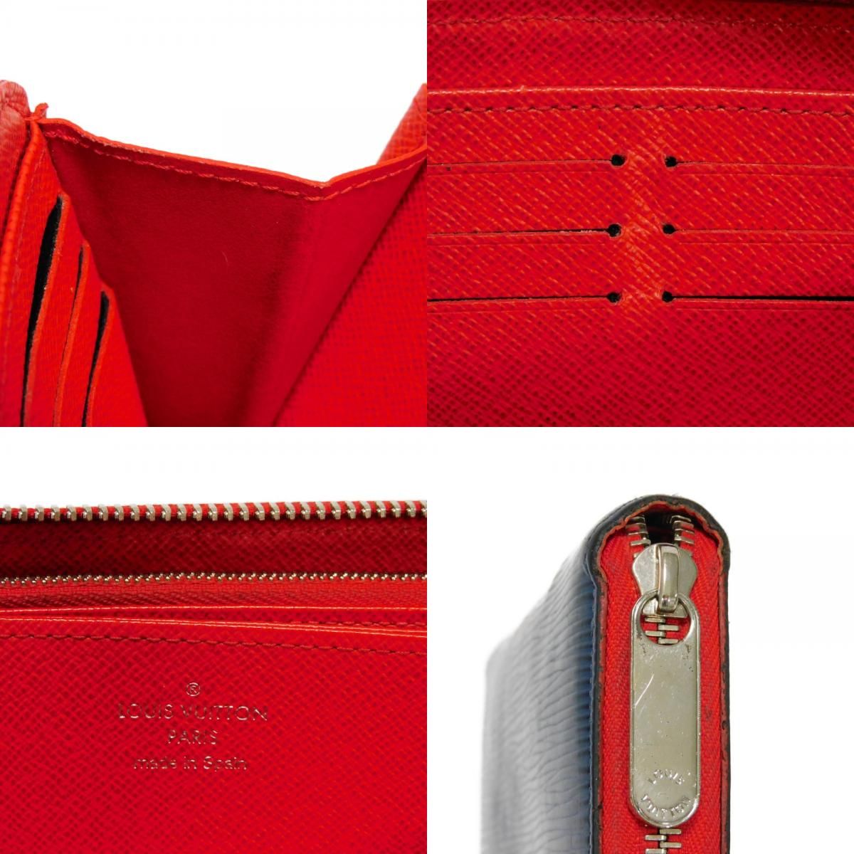 LOUIS VUITTON ルイ・ヴィトン ジッピーウォレット LVロゴ エンボス 