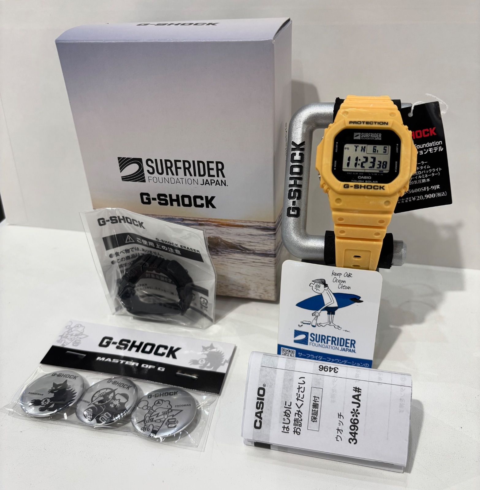 CASIO WATCH G-SHOCK SURFRIDER FOUNDATION JAPAN COLLABORATION